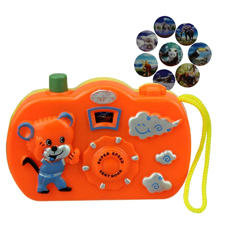 

Kids Light Projection Camera Gifts Baby Educational Toys for Children Newborns Cartoon Cute Digital Camera Toy Baby Room Decor