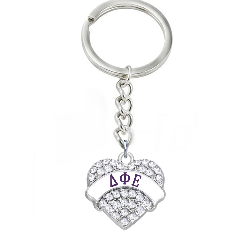 Pop university greek society DELTA PHI EPSILON sorority jewelry key