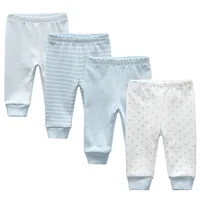 Legging uni en coton pour bébé garçon, pantalon pour nouveau-né, printemps, automne, été, hiver, fille, 0-24 mois, 3 pièces, 4 pièces, uno 1