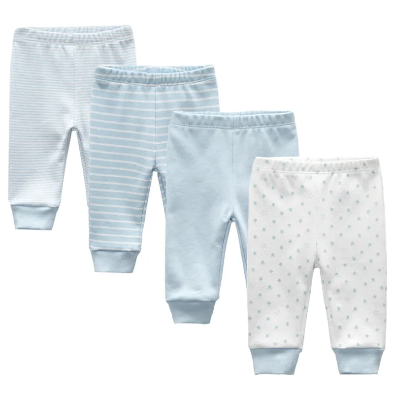 

3/4PCS/LOT Baby Boy Legging Solid 3-12M Newborn Baby Pants Summer Cotton Infant Pants Baby Gril Trousers Unisex Baby Leggings