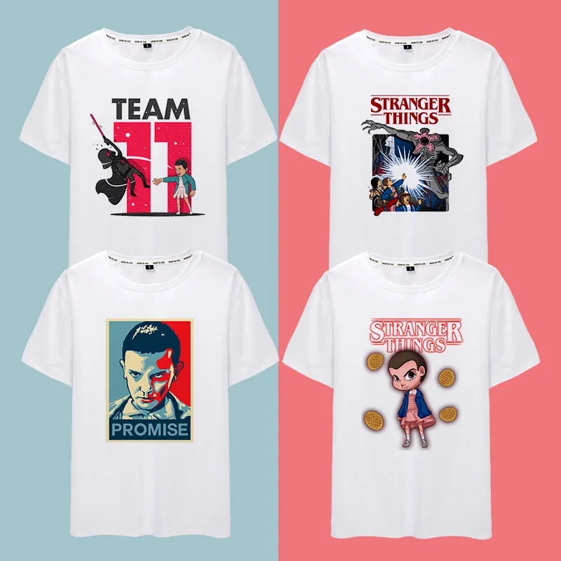 

Stranger Things T Shirt ulzzang women Casual top tee shirt female clothing Harajuku Funny Movie t-shirt stranger things Camiseta