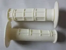 2pcs white font b Grip b font for honda yamaha kawasaki font b motorbike b font