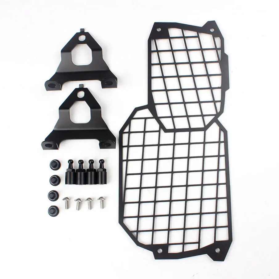 

Black Motorcycle Headlight Lamp Grill Protector Guard For BMW F650GS F700GS F800GS