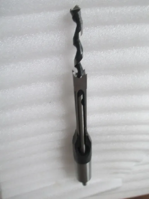 10mm HSS Square Hole Saw Mortise Chisel Wood Drill Bit with Twist Drill 