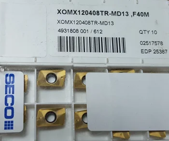 

10PCS TOOLS CARBIDE INSERT XOMX120408TR-MD13 F40M