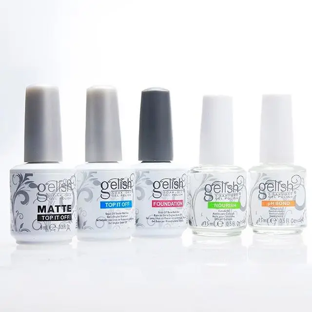 

15ml Top Base Coat Soak Off Gel Nail Polish UV LED Nail Primer Builder Fingernail Gel Varnish Transparent Nail Art Lacquer
