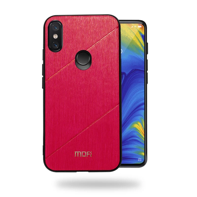 MOFi чехол для xiaomi mi x 3, задняя крышка, защитный чехол для mi x3, чехол для xiaomi mi 3, чехол - Цвет: red