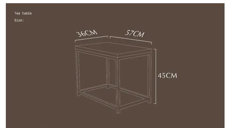 Скандинавский дизайн, креативный персональный кофейный мини-столик, простой современный скандинавский кованый уголок, комбинированная Таблица, набор