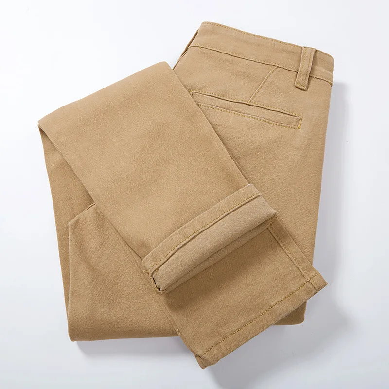 New Arrival Fashion Straight Men Casual Pants Hight Quality Man Elastic