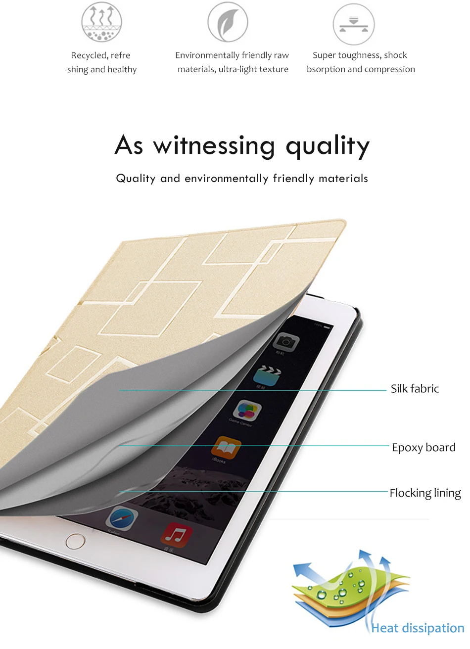 Auto Sleep Wakeup Flip Case 7.9inch Tablet Sleeve Stand For iPad Mini1234 9.7 For Ipad 234 Air 12 Protective Cover Shell (2)