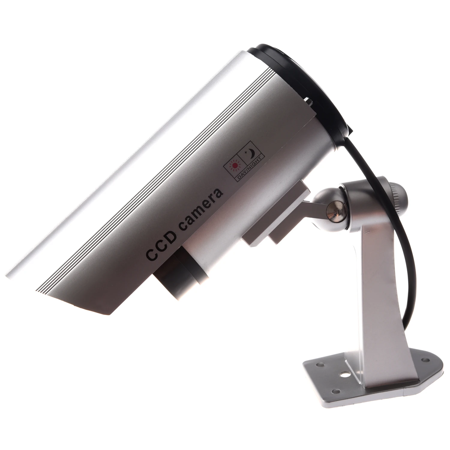 

5 Packs OUTDOOR FAKE / DUMMY SECURITY CAMERA w/ Blinking Light (Silver)