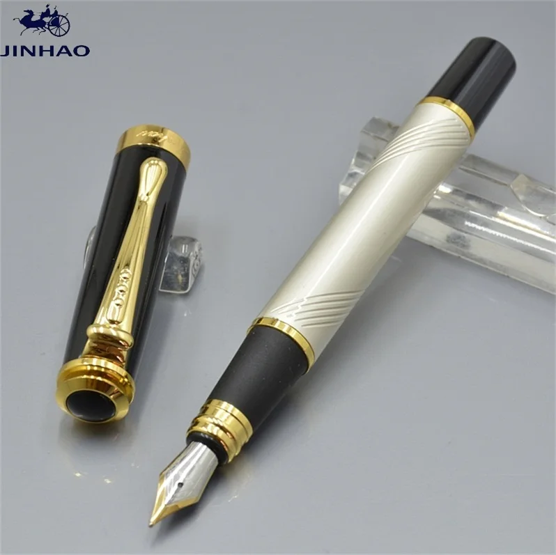 Бренд JINHAO 500, 6 цветов, авторучка с золотым зажимом, офисные канцелярские принадлежности, роскошный 0,7 наконечник для письма, чернильные ручки для рождественского подарка, A7