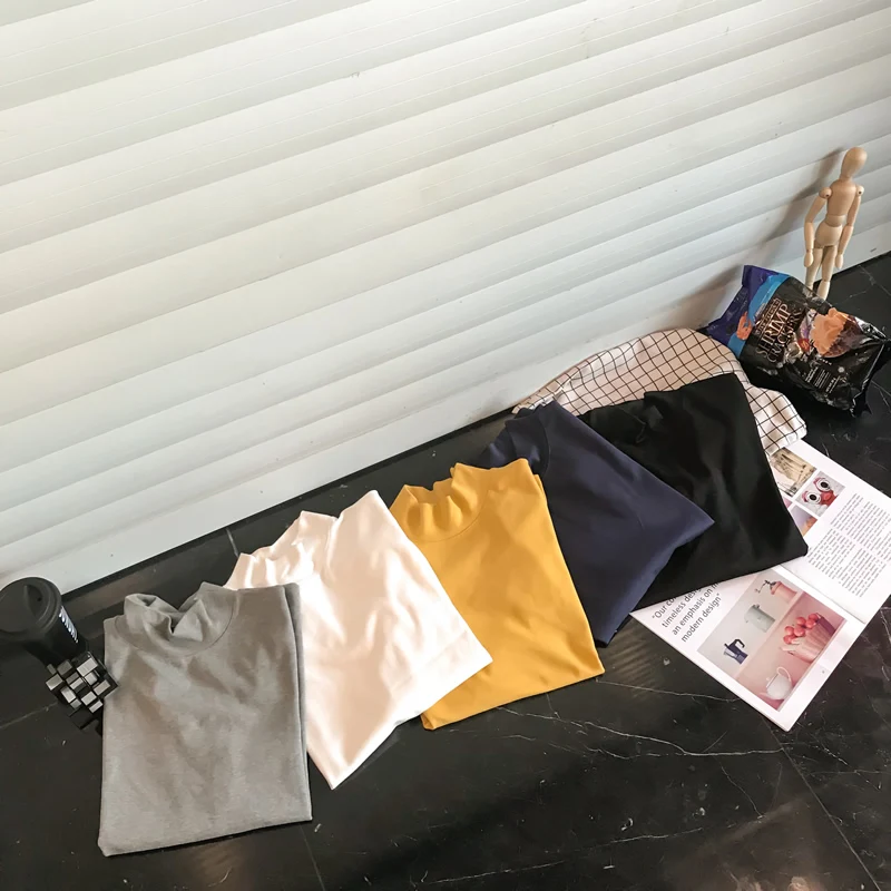 M-5XL Men's T Shirt 2019 New Fashion Solid Long Sleeve T Shirt Mens Clothing Trend Spring Autumn Casual O Neck Top Tees Men Plus