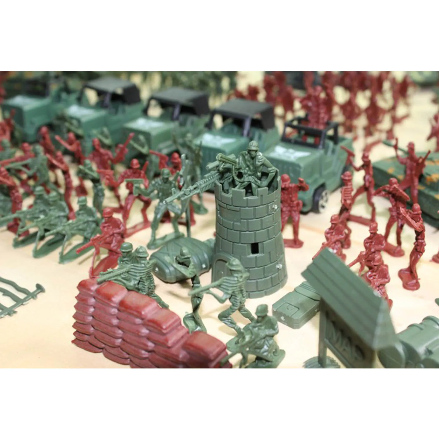 Figuras de Ação dos Homens Playset com Base do Exército Besegad Plástico Exército Grupo Batalha Soldado Militar Modelo Brinquedos Acessórios 307 Pçs 12 ação dos homens grupo batalha soldado militar
