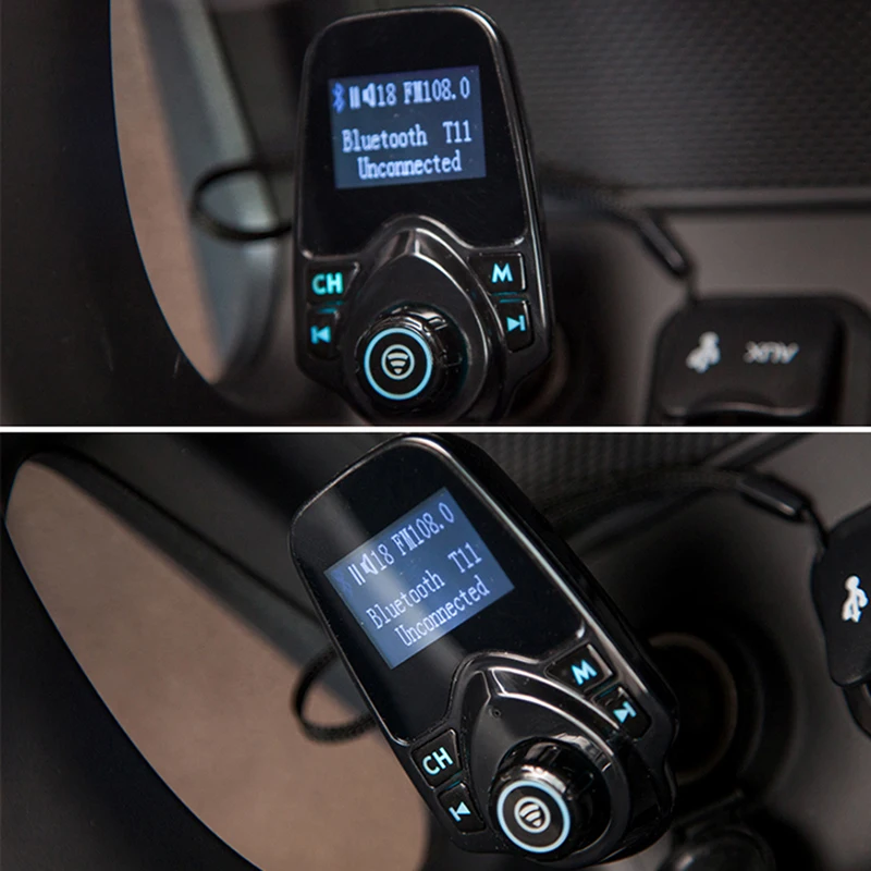 Высокое качество автомобильный Bluetooth MP3 плеер fm передатчик громкой связи