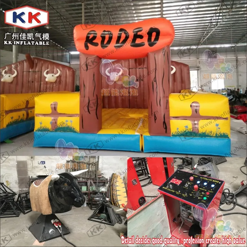 Надувной батут Bull Ride, механический матрас Bull, машинный коврик из ПВХ для детей и взрослых