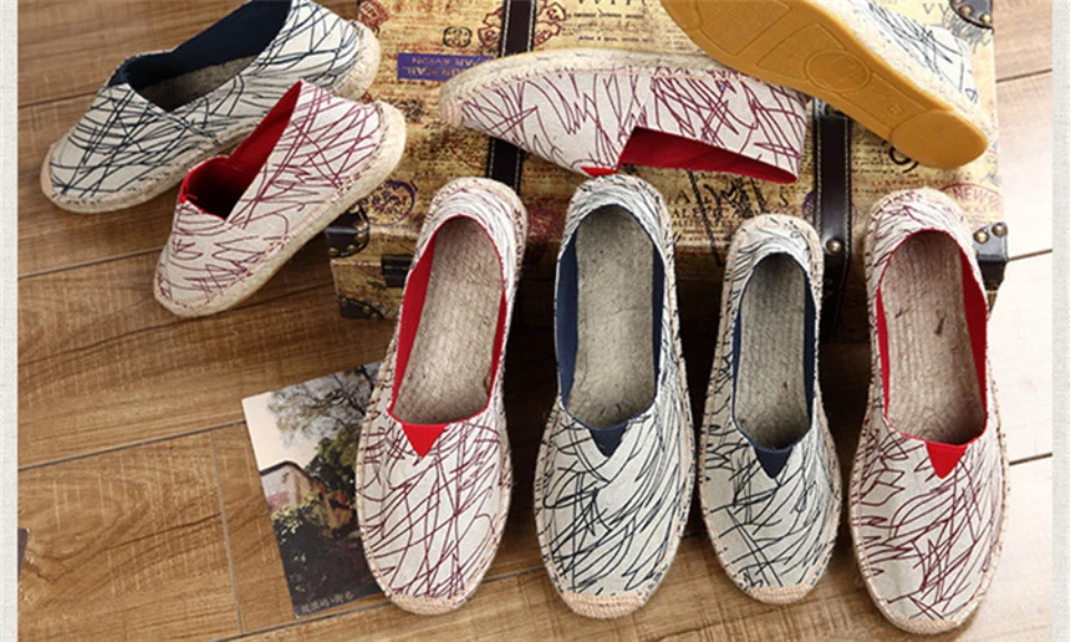Plardin/женская повседневная обувь; коллекция года; весенние женские лоферы; соломенная обувь на плоской подошве в рыбацком стиле; женская обувь без застежки
