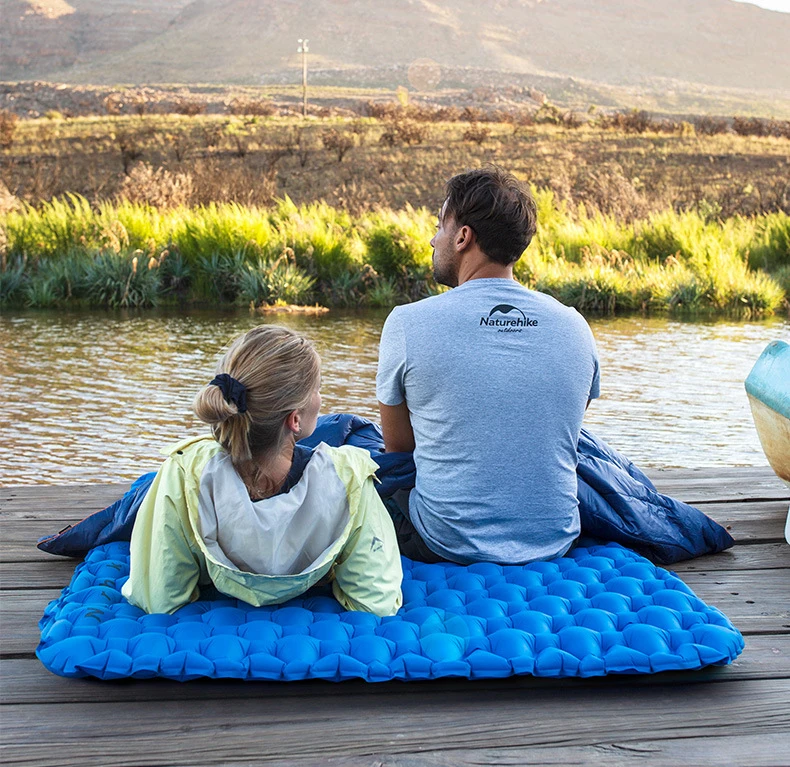 Naturehike 1-2 People Outdoor Camping Inflatable Cushion Moisture-proof Sleeping Mattress