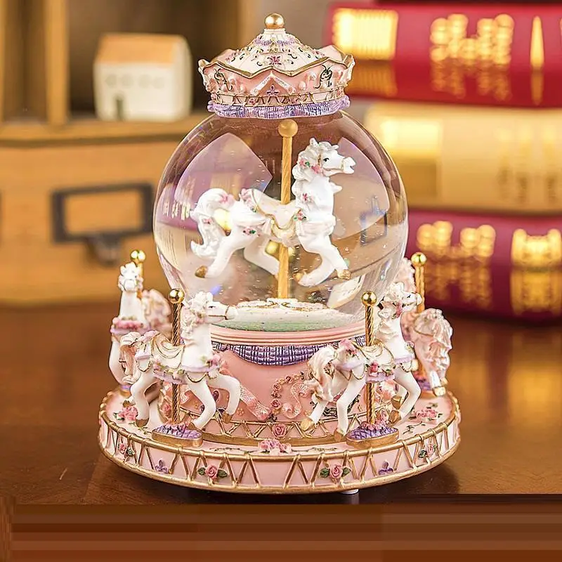 Подарок для девушки Carrossel Ballerina Muziekdoosje Spieluhr снежный шар Boite A Musique музыкальная