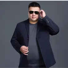 Новое поступление супер большой мужской Молодежный Модный Пиджак однобортный повседневный мужской блейзер высокого качества размера плюс L XL-6XL 7XL 8XL