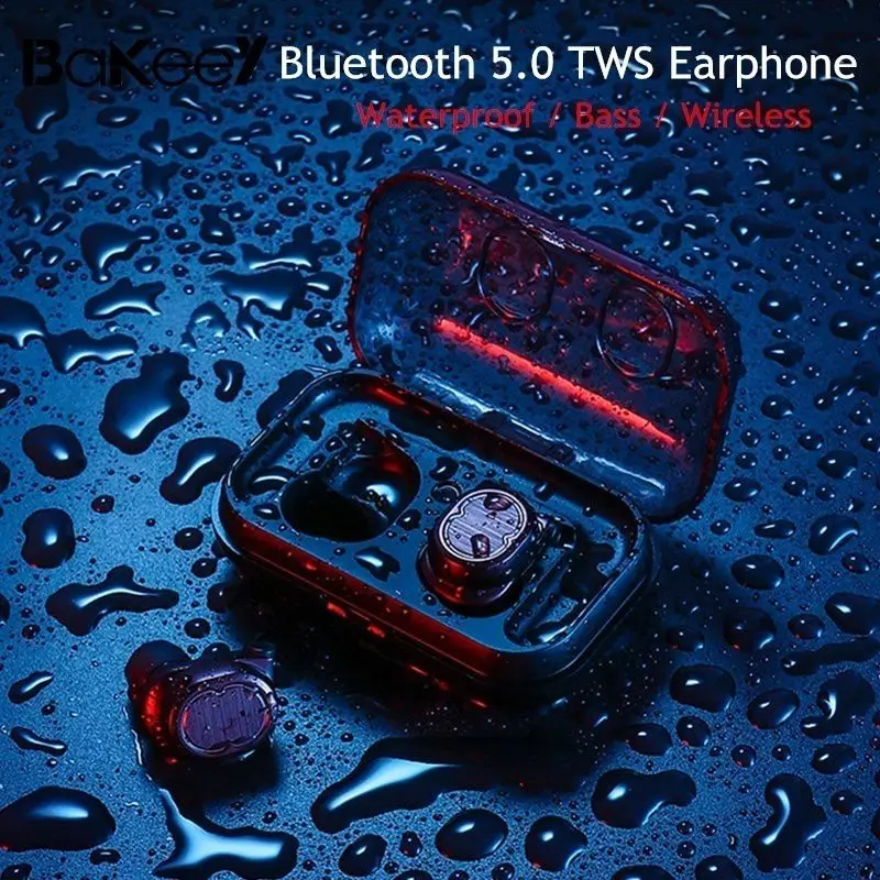 Модный внешний вид Bluetooth 5,0 спортивные водостойкие ушные крючки Беспроводная гарнитура наушники сенсорный ношение комфорт