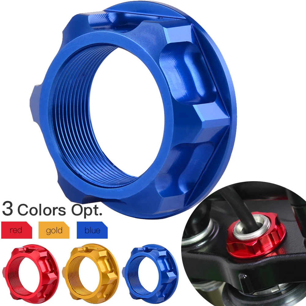 Steering Stem Cap Nut Cover For Yamaha YZ125 250 1994-2018 YZ250F 450F 2003-2018