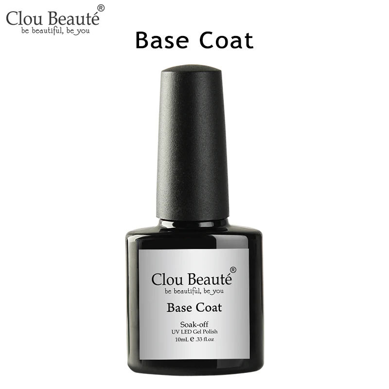 Clou Beaute 244 цветов Гель-лак для ногтей 15 мл полуперманентный УФ-гель лак Гибридный гвоздь искусство Off Белый Бежевый обнаженный дизайн ногтей - Цвет: Base Coat
