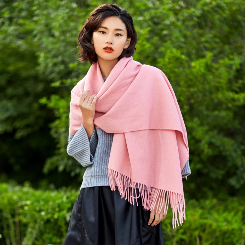 Шерстяной шарф теплый толстый разноцветный платок женские мягкие шарфы Cosywarmer