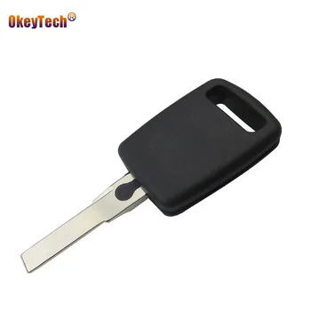 

OkeyTech Replace Uncut Blank Blade Auto Remote Car Transponder Chip Key for Audi A4 A4L A6 A6L A3 Q3 Key Cover Case Fob No Logo