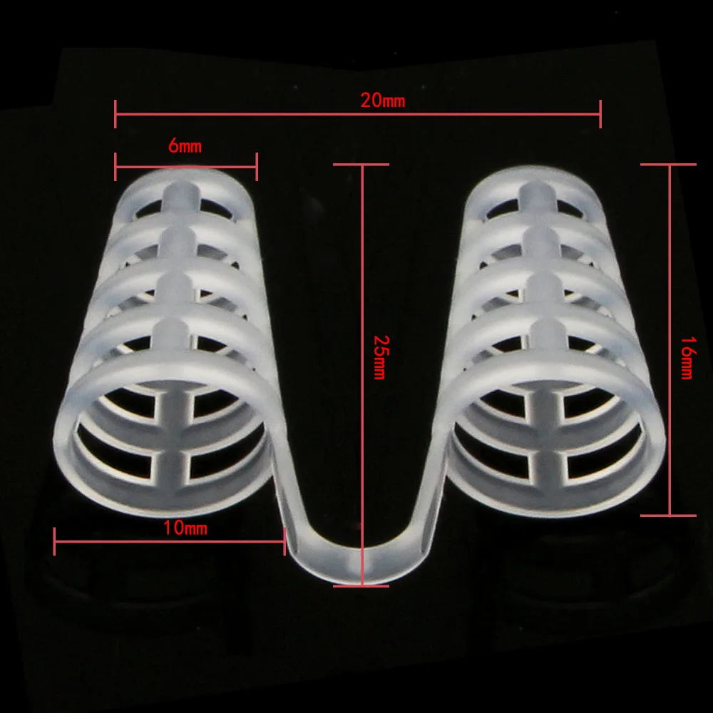 4 пары силиконовый прибор против храпа ночного сна апноэ зажим для носа Анти-храп принадлежности для улучшения сна стоп храп