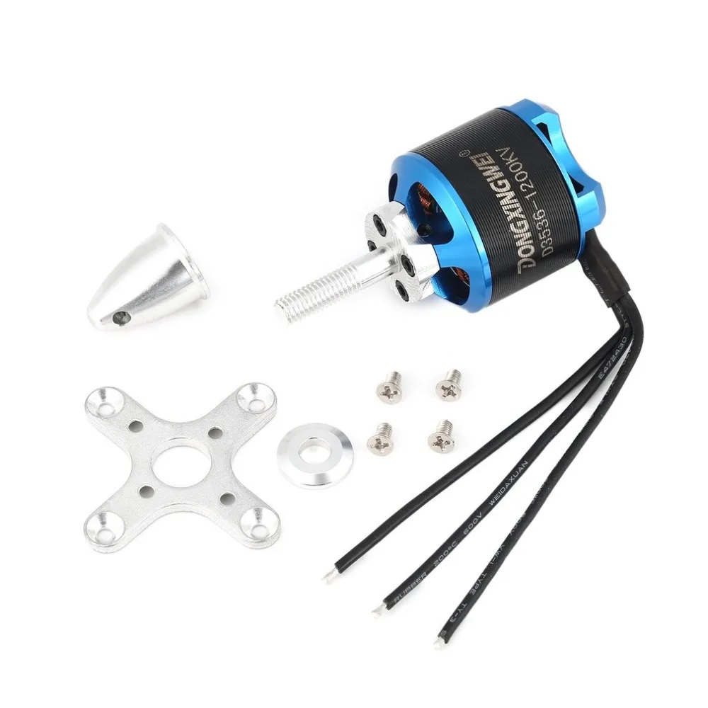 D3536 1200KV 2 4S бесщеточный двигатель для RC FPV Самолет с неподвижным крылом самолет 2000