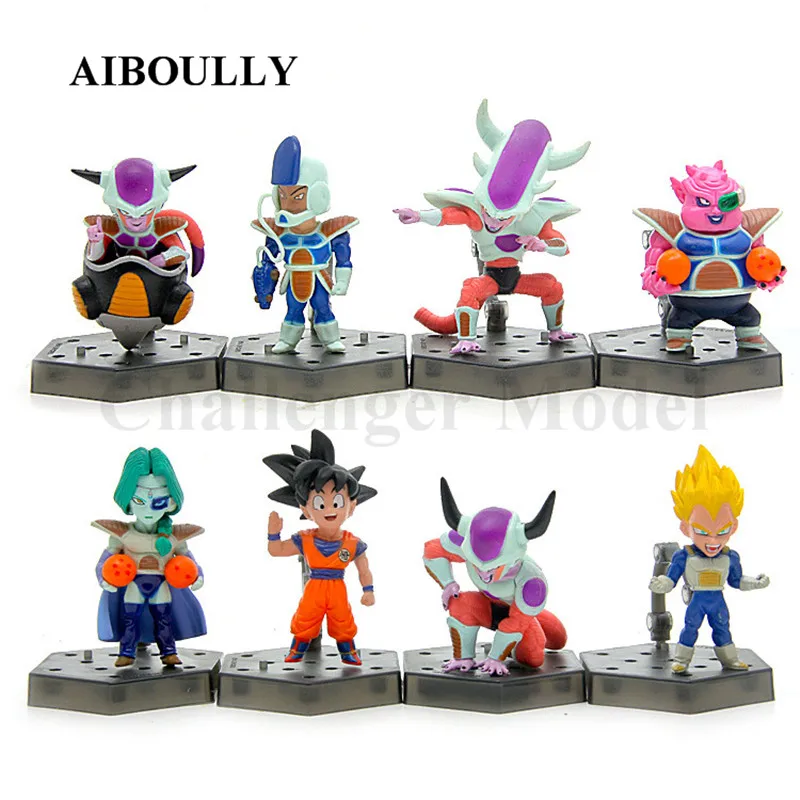 2017 NEW 8 pcs Anime Dragon Ball Super Saiyan Goku Action Figures Master Stars Piece Dragonball Figurine Collectible Model Toy