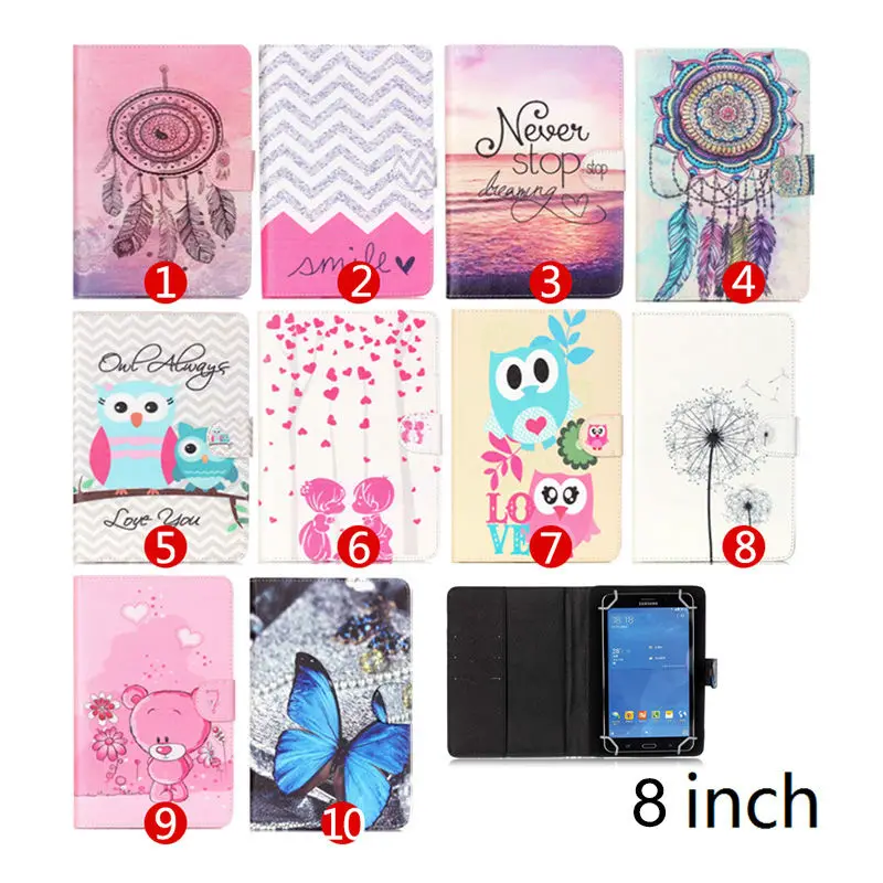 

PU Leather Case cover For Google Nexus 8 /Google Nexus 9 for LG G Pad 8.3 V500 8.0 inch Universal Tablet accessories S4D69D