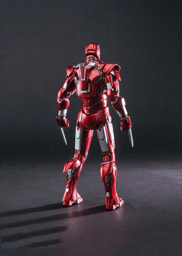 1:12 Metal Diecast Iron Man MK33 Centurion Figure Model Doll Light Action Figure for Fans Collection Gift