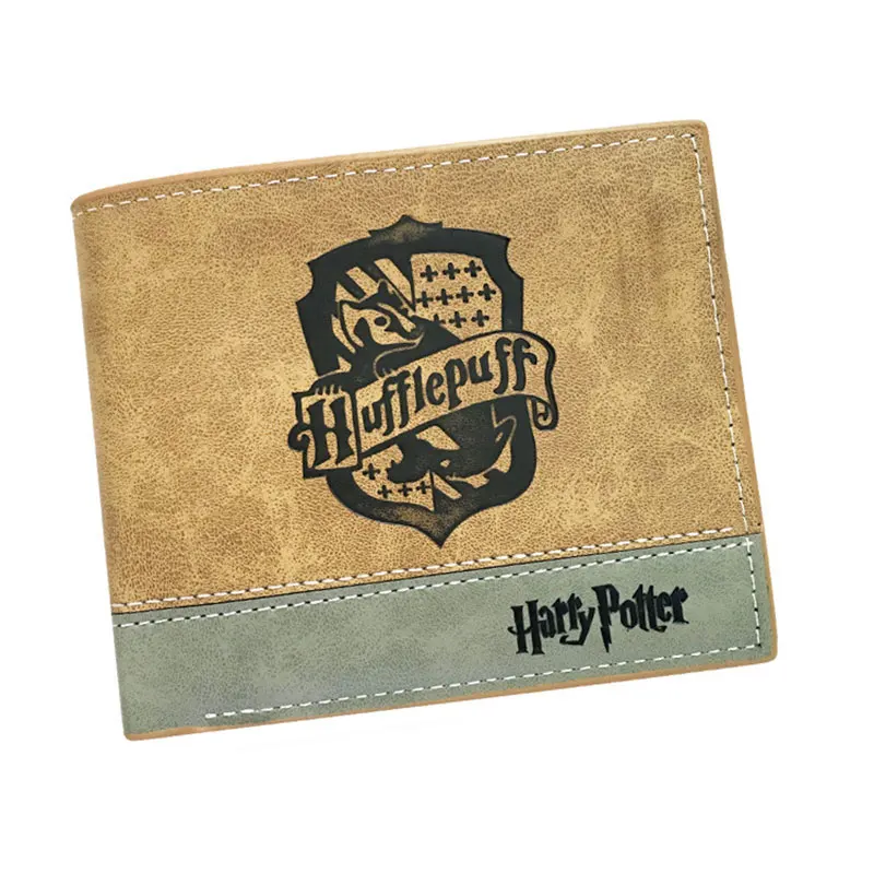 

Hot Style Harry Potter Men Wallets Embossing Logo Card Holder Purse Dollar Price Money Bags Gifts Kids Boy Girl Leather Wallet