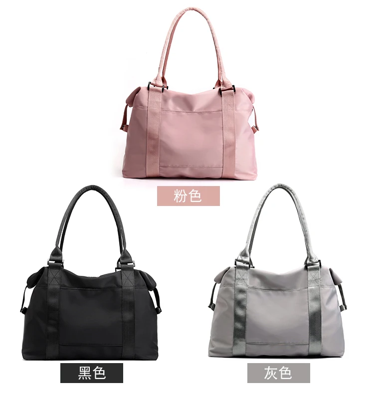 Large Capacity Women Handbags Shoulder Bags Nylon Casual Travel Beach Tote Bag Solid Ladies Hand Bag Bolsas