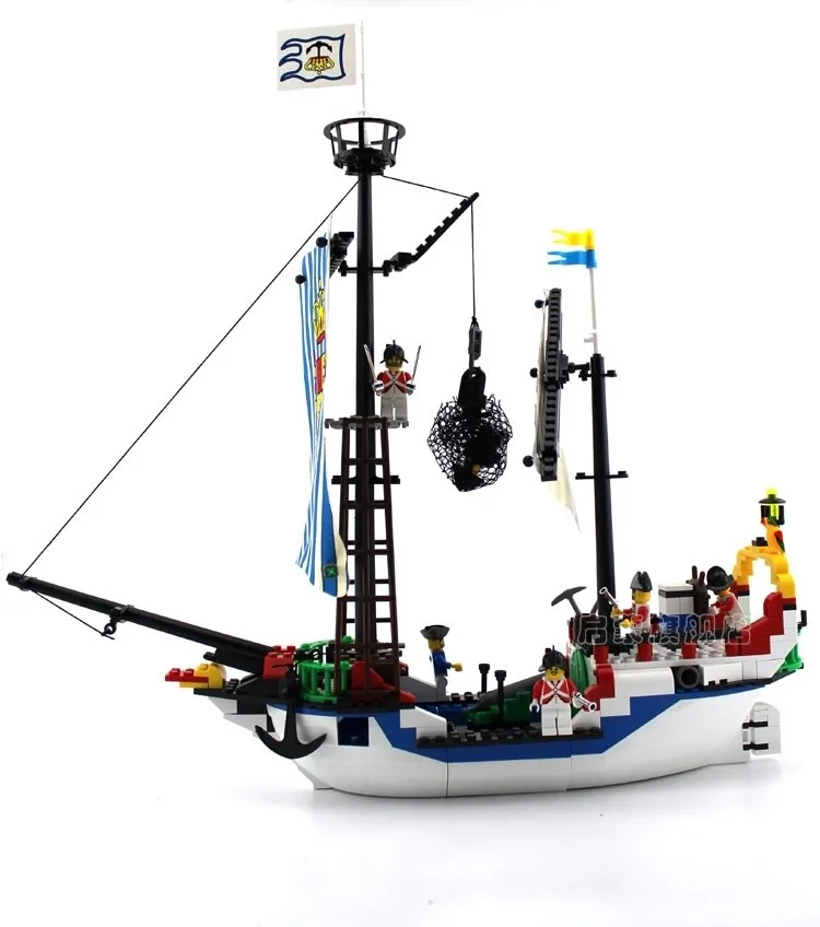enlighten pirates series royal warships building blocks set