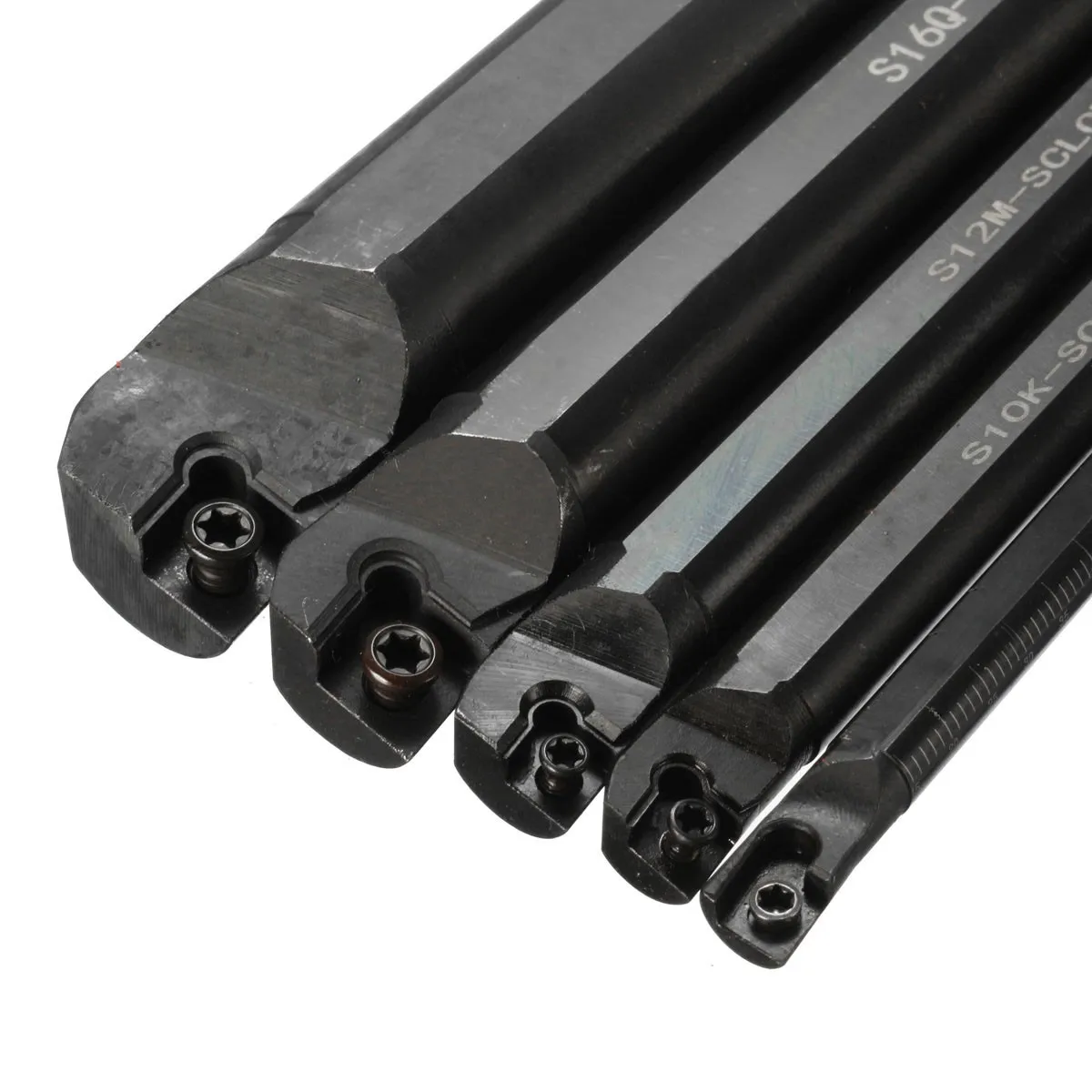 5Pcs S7/S10/S12/ SCLCR06 S16/S20 SCLCR09 Internal Turning Tool + 5Pcs