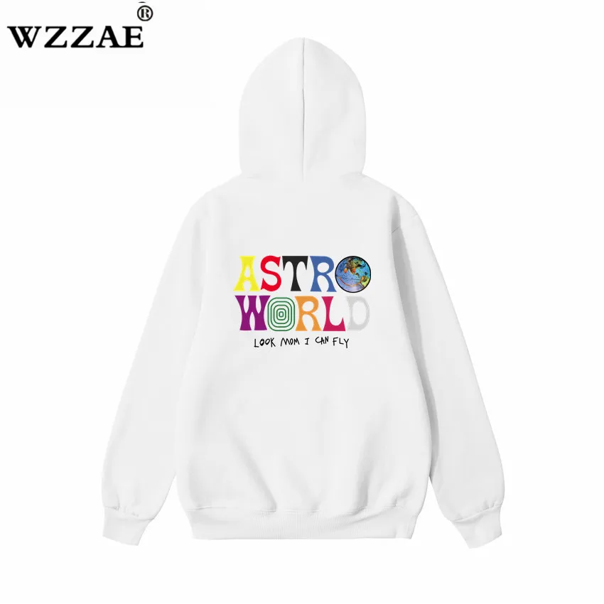 

TRAVIS SCOTT ASTROWORLD WISH YOU WERE HERE HOODIES Fashion Letter ASTROWORLD HOODIE Streetwear Man Woman Pullover Sweatshirt