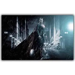Superman Арт Шелковый постер отпечатанный 30x48 см, 60x96 см Супергерой из фильмов фотографии Декор в гостиную