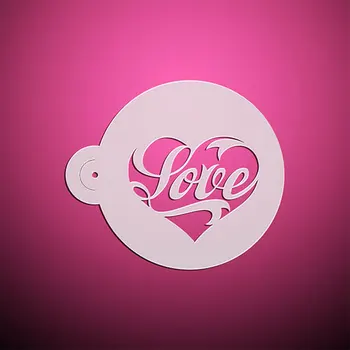 

Love Cookie Stencils,Cupcake Top Stencils,Fondant Decorating Stencil,Cake Decorating Supplies Valentines ST-3096