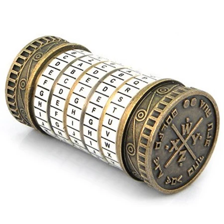 

Retro Cryptex Creative Birthday Gifts Da Vinci Code Lock Mini Da Vinci Code Cryptex Lock Toy Innovative Puzzles Gift