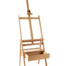 Мольберт для краски ing Caballete Pintura Artist масло Акварельная краска мольберт Инструмент Ящик из твердой древесины Регулируемый мольберт стенд художественные принадлежности