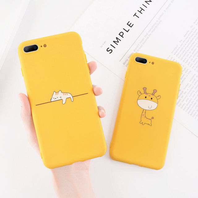 Animal Patterned Silicone Phone Case