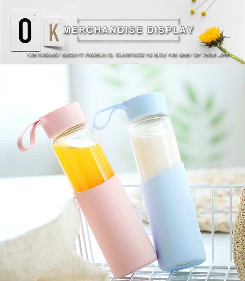 bottle of water okul suluklar Water bottles cozinha itens bottle te filter cozinha nergis garrafinha thermal portable glass bouteille verre water bottle gym  (8)