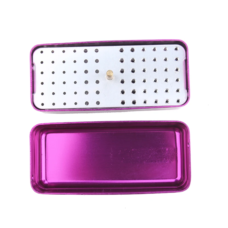 72 holes Dental Burs Disinfection box Autoclavable High Speed Burs