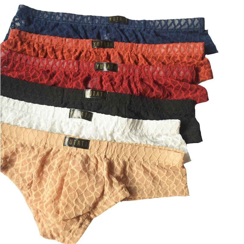 

Gay men underwear jockstrap sexy transparent lace men's thong tanga hombre ropa interior hombre gay lenceria hombre cueca 3pcs