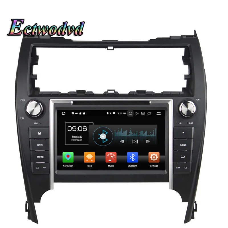 Top Ectwodvd Octa Core 4G RAM 64G ROM Android 9.0 Car Multimedia DVD Player GPS HeadUnit For Toyota Camry 2012 US 12