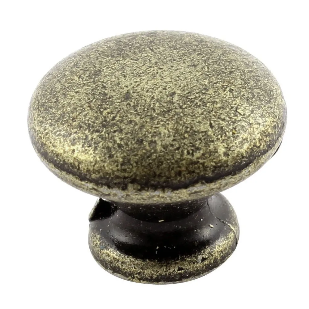 Decorative Antique Bronze Dresser Drawer Knobs Pulls Cupboard Door Round Metal Pull Handles