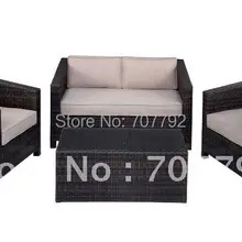 Лидер продаж sg-12007a городской стиль сада диван, открытый диван, ротанг диван наборы